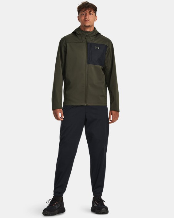 Men's UA Storm ColdGear® Infrared Shield 2.0 Hooded Jacket, Green, pdpMainDesktop image number 2